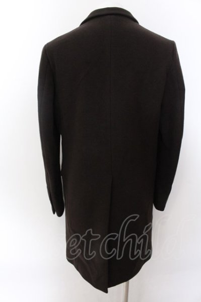 画像5: GOSTAR DE FUGA / BISHU PREMIUM PUBLIC ウールチェスターコート 46 ダークブラウン O-25-02-12-015-GO-ou-YM-ZT-M013 (5)