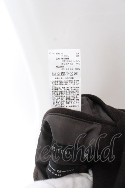 画像6: GOSTAR DE FUGA / BISHU PREMIUM PUBLIC ウールチェスターコート 46 ダークブラウン O-25-02-12-015-GO-ou-YM-ZT-M013 (6)