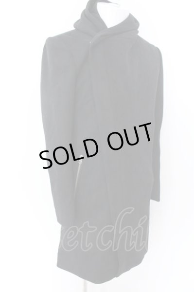 画像3: GOSTAR DE FUGA / ストレッチスウェードラップコート 44 ブラック O-25-02-12-017-GO-ou-YM-OS (3)