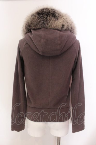 画像4: IFSIXWASNINE / PK/with fur フォックスファーパーカー 0（レディース） グレージュ系 O-25-02-13-002-IF-ja-YM-ZT114 (4)