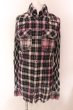 画像1: LGB / SHIRT-G/MID　シャツ  ブラックｘピンク O-25-02-13-019-LG-sh-YM-ZT071 (1)