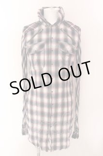 LGB バッククロスフード付きシャツ LGB / SHIRT-G/PK/BACK CROSS フード付きシャツ レディース1 ブラック