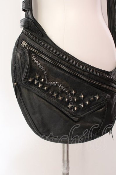 画像3: KMRii / レザーホルスターベスト  ブラック O-25-02-13-021-KM-ba-YM-ZT-MK001 (3)