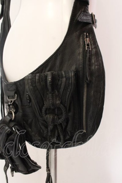 画像5: KMRii / レザーホルスターベスト  ブラック O-25-02-13-021-KM-ba-YM-ZT-MK001 (5)