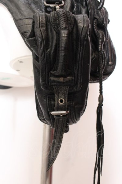 画像7: KMRii / レザーホルスターベスト  ブラック O-25-02-13-021-KM-ba-YM-ZT-MK001 (7)