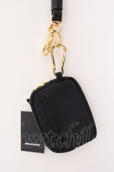 画像2: Moonage Devilment / NECK STRAP & COIN PURSE  ブラックｘゴールド O-25-02-13-023-Mo-za-YM-ZT191 (2)