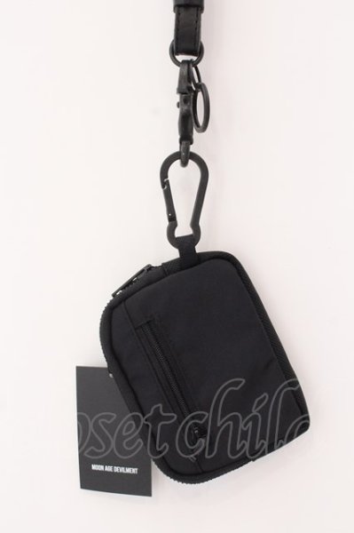 画像2: Moonage Devilment / NECK STRAP & COIN PURSE  ブラックｘブラック O-25-02-13-024-Mo-za-YM-ZT191 (2)