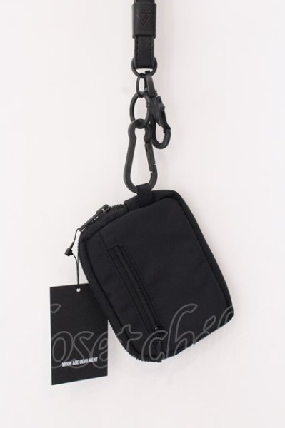 画像2: Moonage Devilment / NECK STRAP & COIN PURSE  ブラックｘブラック O-25-02-13-025-Mo-za-YM-ZT191 (2)