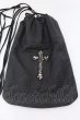 画像2: IFSIXWASNINE / POUCH CROSS ポーチ(28x20)  ブラック O-25-02-13-026-IF-ba-YM-OS (2)