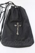 画像2: IFSIXWASNINE / POUCH CROSS ポーチ（28ｘ20）  ブラック O-25-02-13-026-IF-ba-YM-OS (2)