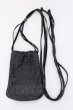 画像4: IFSIXWASNINE / POUCH CROSS ポーチ（14x10）  ブラック O-25-02-13-027-IF-ba-YM-OS (4)