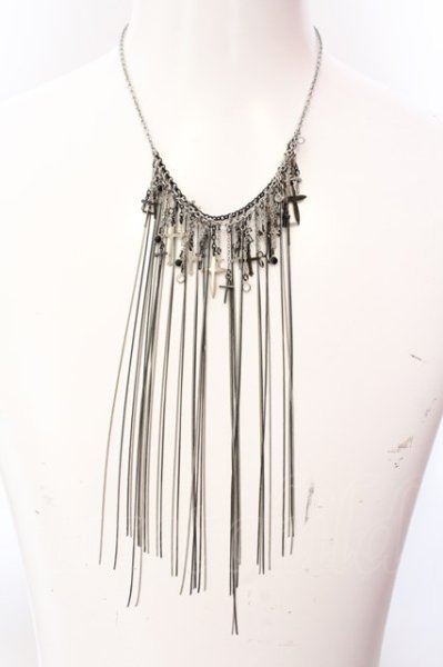 画像3: gunda（ガンダ） / JUNK HEAVEN-6　ネックレス  ブラックｘシルバー O-25-02-13-028-gu-ac-YM-OS (3)