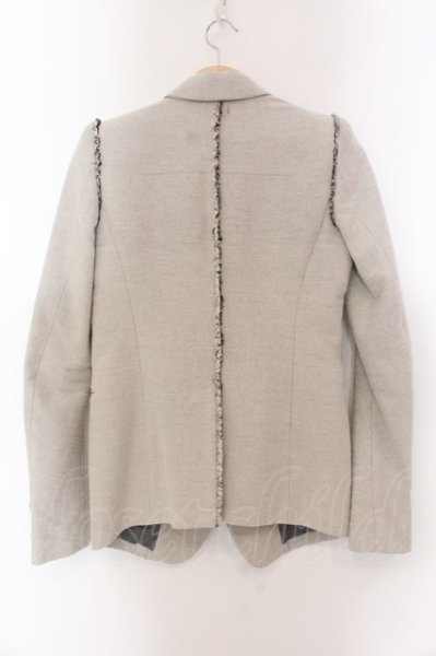 画像3: LGB / JK-7 テーラードジャケット 0（レディース） ライトグレー O-25-02-13-012-LG-ja-YM-ZT072 (3)