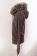 画像3: IFSIXWASNINE / PK/with fur フォックスファーパーカー 0（レディース） グレージュ系 O-25-02-13-002-IF-ja-YM-ZT114 (3)