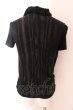 画像2: FUGA / RctiusムラプリントツイストネックTシャツ 44 ブラック O-25-02-15-030-FU-ts-YM-ZT156 (2)