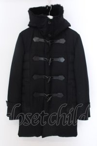 5351pour les Hommes / BKサージ×ムートンダッフルコートダウン 1 ブラック O-25-02-15-003-53-ou-YM-ZT-M010