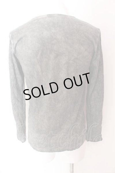 画像3: TORNADO MART / ムラ染めボタニカルカットソー  グレー O-25-02-15-033-TO-to-YM-OS (3)