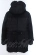 画像3: 5351pour les Hommes / BKサージ×ムートンダッフルコートダウン 1 ブラック O-25-02-15-003-53-ou-YM-ZT-M010 (3)