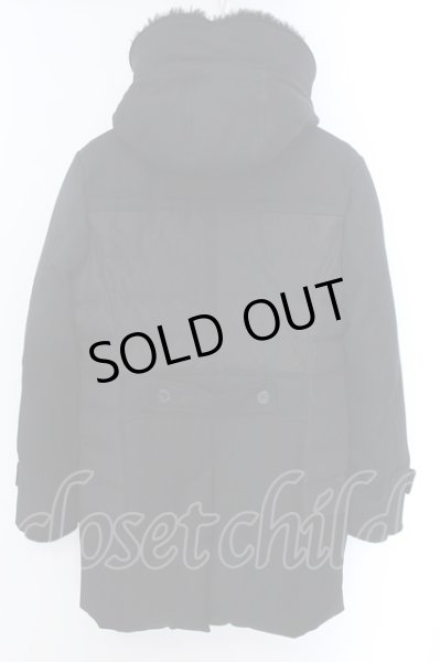 画像3: 5351pour les Hommes / BKサージ×ムートンダッフルコートダウン 1 ブラック O-25-02-15-003-53-ou-YM-ZT-M010 (3)