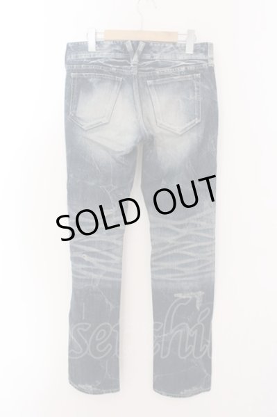 画像2: VANQUISH / ダメージユーズドデニムパンツ 44 インディゴ O-25-02-15-039-VA-pa-YM-OS (2)