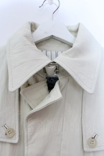 画像2: TORNADO MART / スーパーロングレザーコート M ホワイト O-25-02-15-001-TO-ou-YM-ZT-ML022 (2)