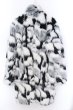 画像2: CIVARIZE / Insane ロングファーコート 46 ブラックｘホワイト O-25-02-15-007-CI-ou-YM-OS (2)