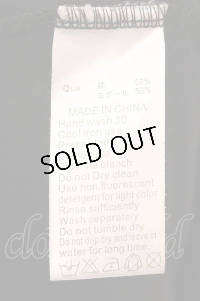 画像3: MURDER LICENSE / ドレープネックカットソー 44 ブラック O-25-02-15-013-MU-to-YM-ZT357 (3)