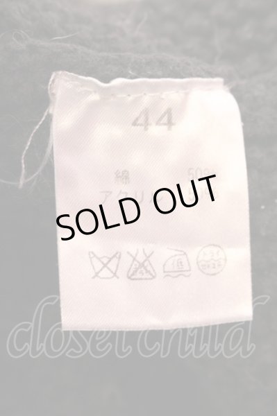 画像3: MURDER LICENSE / ブロークン編み込みニットソー 44 ブラック O-25-02-15-016-MU-to-YM-OS (3)