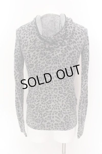 画像2: BUFFALO BOBS / レオパードカーディガン 1 グレー O-25-02-15-021-BU-to-YM-OS (2)