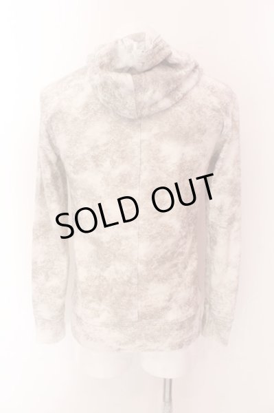 画像2: TORNADO MART / 総柄ジップアップパーカー M ホワイト O-25-02-15-022-TO-to-YM-OS (2)