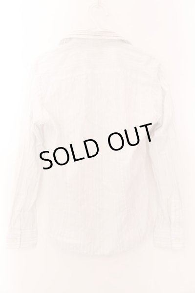 画像3: TORNADO MART / パッチワークストライプシャツ M ホワイト O-25-02-15-023-TO-sh-YM-ZT357 (3)