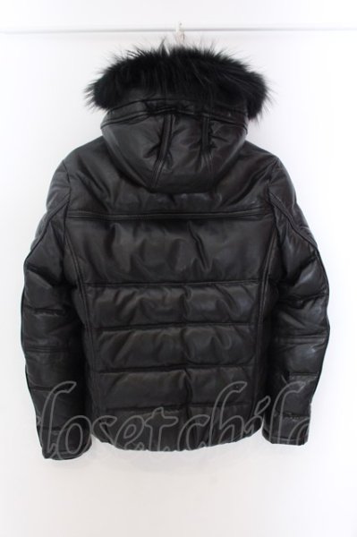 画像3: 5351pour les Hommes / シープレザーダウンジャケット 2 ブラック O-25-02-15-002-53-ou-YM-ZT-ML037 (3)