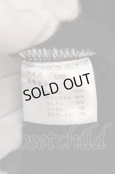 画像3: NO ID. BLACK / グリッチディアボーンBIGカットソー ONE ブラック O-25-02-20-030-NO-to-YM-ZT078 (3)