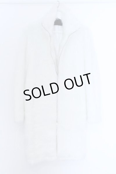 画像2: CIVARIZE / Conquest スタンドネックロングファーコート 44 ホワイト O-25-02-20-003-CI-ou-YM-ZT-M118 (2)