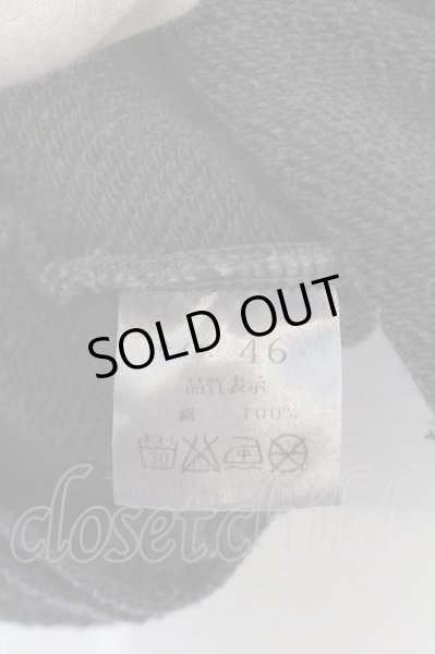 画像4: Moonage Devilment / ピグメントダメージノースリーブパーカー 46 チャコール O-25-02-20-032-Mo-ts-YM-ZT078 (4)