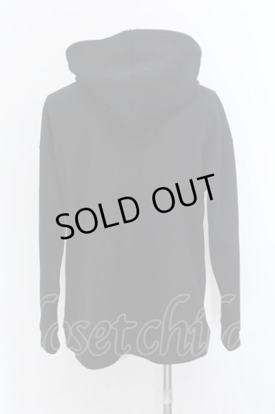 画像2: NO ID. / ダブルフェイスBIG-ZIP パーカー ONE ブラック O-25-02-20-034-NO-to-YM-ZT064 (2)