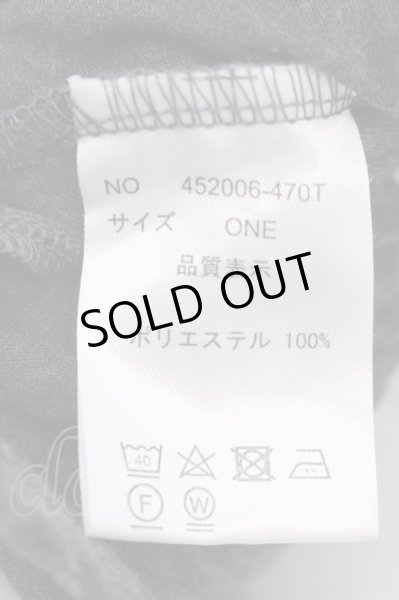 画像3: NO ID. BLACK / カシュクールドレープドルマンハーフスリーブTシャツ ONE グレー O-25-02-20-036-NO-ts-YM-ZT064 (3)