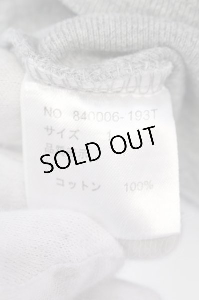 画像3: NO ID. / フライス五分袖カットソー 1 グレー O-25-02-20-037-NO-ts-YM-ZT064 (3)