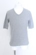 画像1: CAMBIO / Span Fraise Stitch Vネック Tシャツ M グレー O-25-02-20-041-CA-ts-YM-ZT063 (1)