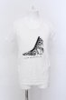 画像1: luxe de dress co. / Tシャツ L ホワイト O-25-02-20-043-Lu-ts-YM-ZT063 (1)