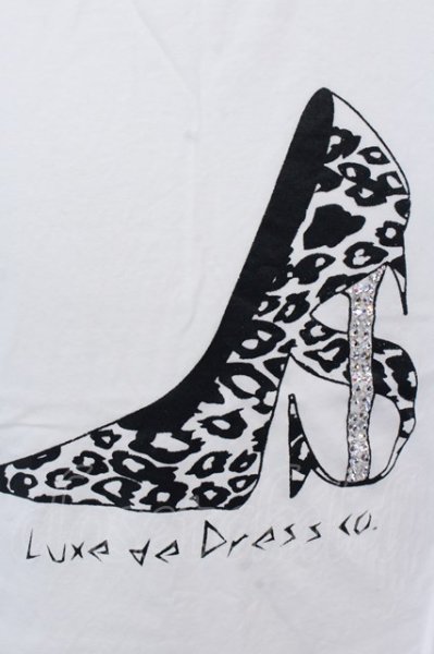 画像2: luxe de dress co. / Tシャツ L ホワイト O-25-02-20-043-Lu-ts-YM-ZT063 (2)