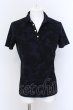 画像1: wjk / golfers polo ポロシャツ M ネイビー カモフラ O-25-02-20-044-wj-ts-YM-ZT063 (1)