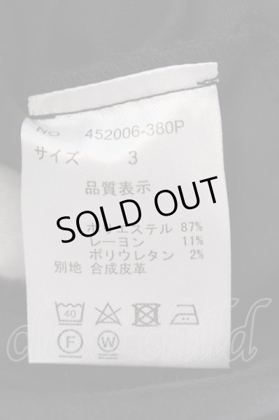 画像4: NO ID. BLACK / スイッチングサイドスリットトラウザーズパンツ 3 ブラック O-25-02-20-045-NO-pa-YM-ZT061 (4)