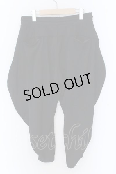 画像2: NO ID. / ドレープイージートラウザーズ 1 ブラック O-25-02-20-046-NO-pa-YM-ZT061 (2)