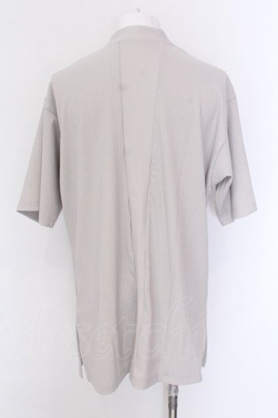 画像3: TORNADO MART / リブコンビオーバーロングカーディガン L ライトグレー O-25-02-20-004-TO-to-YM-ZT094 (3)