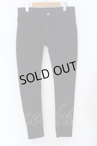 画像1: NO ID. / コットンストレッチデニムスキニーパンツ 2 ブラック O-25-02-20-051-NO-pa-YM-ZT062 (1)