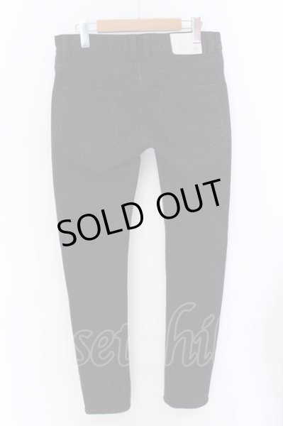 画像3: NO ID. / コットンストレッチデニムスキニーパンツ 2 ブラック O-25-02-20-051-NO-pa-YM-ZT062 (3)