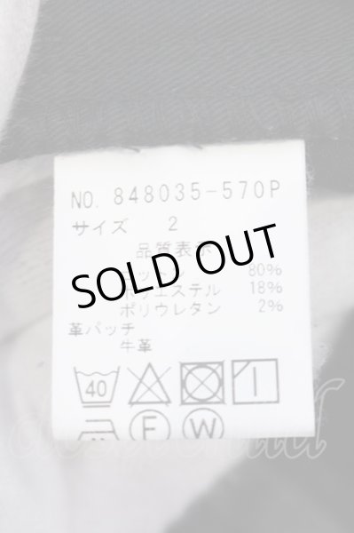 画像4: NO ID. / コットンストレッチデニムスキニーパンツ 2 ブラック O-25-02-20-051-NO-pa-YM-ZT062 (4)