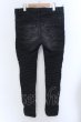画像3: JOHNNY WOLF / FOREST GATE-KUMADORIスキニーデニムパンツ 3 ブラック O-25-02-20-052-JO-pa-YM-ZT062 (3)
