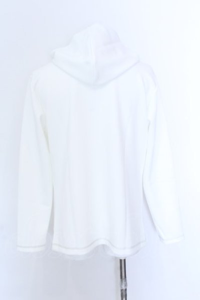 画像2: TORNADO MART / フーディーカーディガン LL ホワイト O-25-02-20-005-TO-to-YM-ZT094 (2)